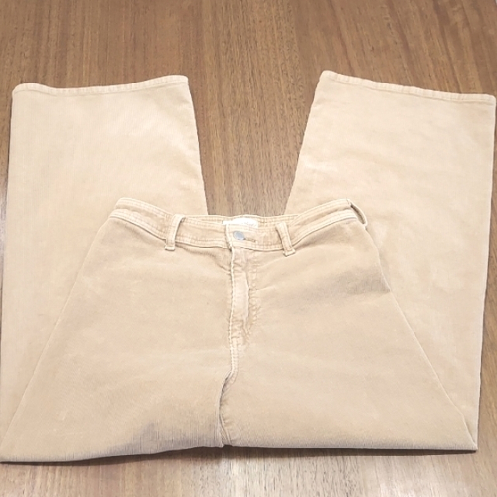Universal Thread Wide Leg Corduroy Pants in Beige